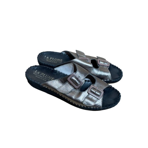 La Plume Women's black sandal size 40. Comes w/box - Picture 1 of 4